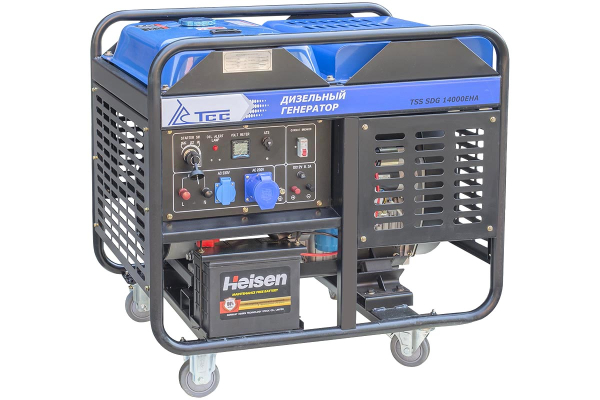 Дизельный генератор ТСС SDG 14000EHA в кожухе МК-3.1 111134 портативный фото