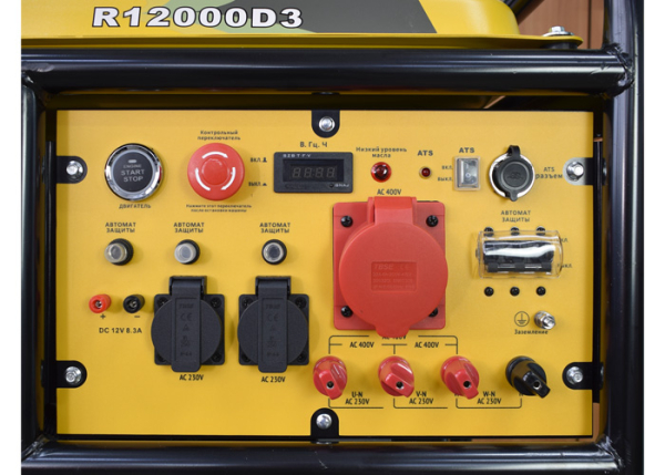 Бензиновый генератор RATO R12000DA-T э/c + подготовка к автозапуску для газового котла фото